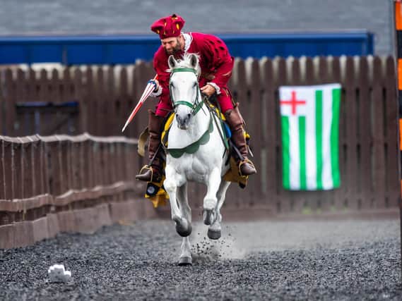Visitors were transported back in time over the weekend at the Royal Armouries Tudor Summer joust. Photo: James Hardisty