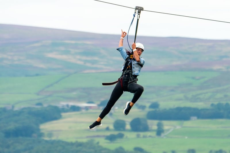 For this event, daring participants climbed the iconic ‘cow’ at the Cow and Calf Rocks above Ilkley.