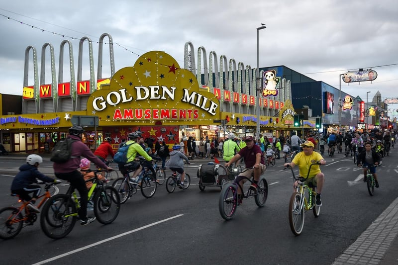 Truly the Golden Mile for cyclists