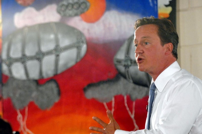David Cameron answered questions from residents in Calderdale at a Cameron Direct event at Brighouse High School back in 2009.
