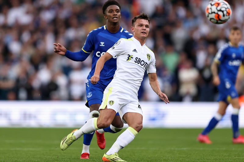 The 21-year-old is an extremely useful player to Leeds in being equally happy as a right back or anywhere in midfield. Always brings energy off the bench. Photo by Marc Atkins/Getty Images.
