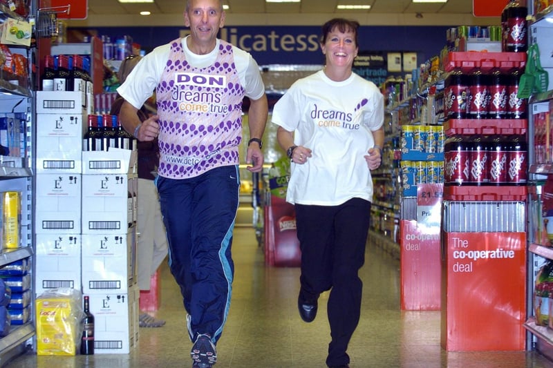 Joanne Abbott and husband Donald are gearing up to run a marathon.