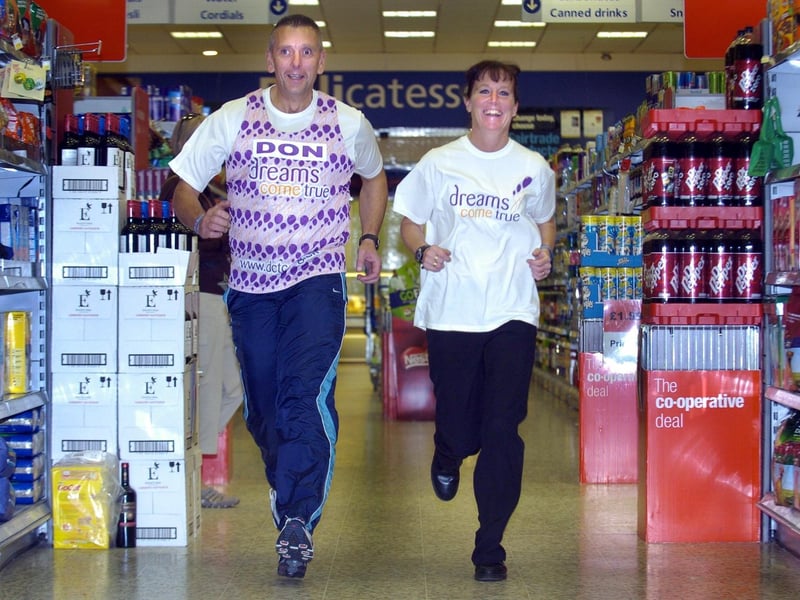 Joanne Abbott and husband Donald are gearing up to run a marathon.