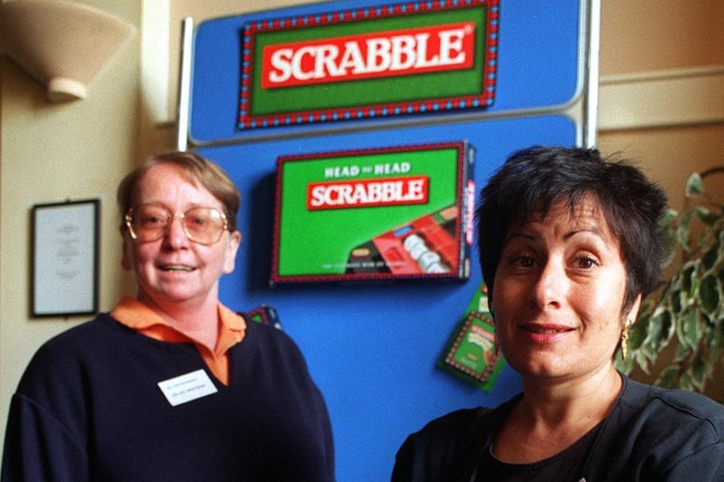 The Queens Hotel hosted the Northern Regional Scrabble Final. Pictured are local contestants, Helen Grayson (left) and Jacky Lawson.