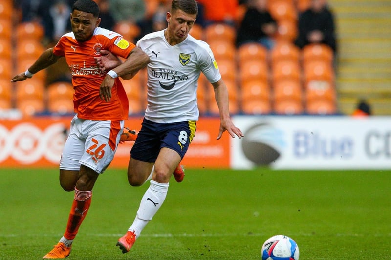The Seasiders lodged a late £500,000 offer for the Oxford United midfielder, but Blackpool's approach was knocked back.