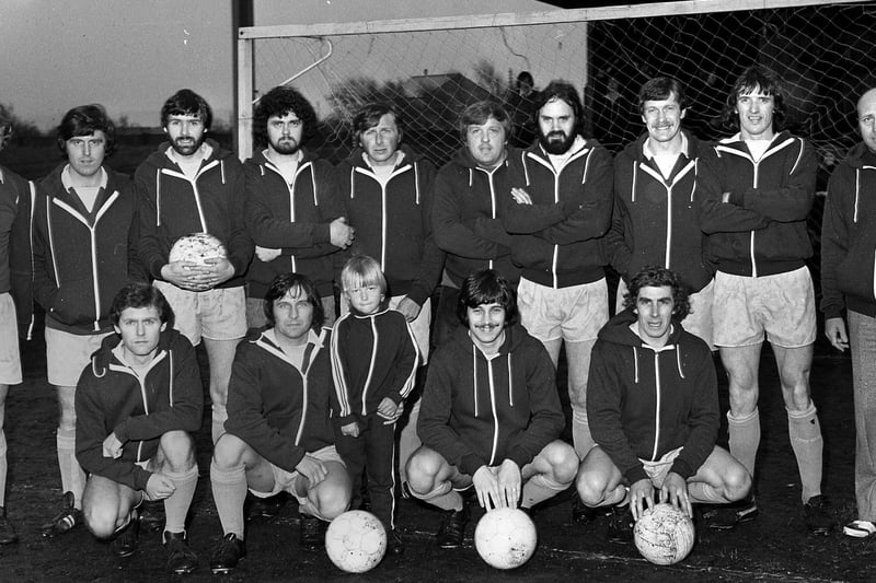 Appley Bridge AFC squad in 1978