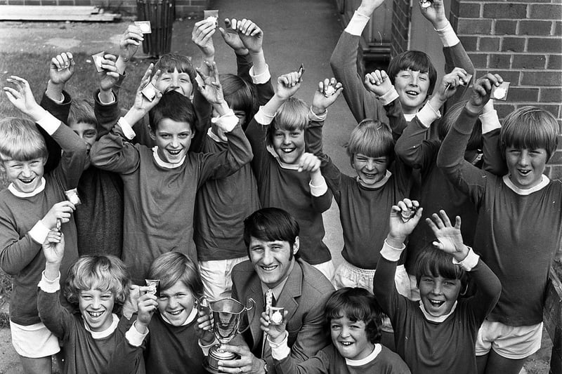 Standish St Wilfrid's junior football champions in 1972
