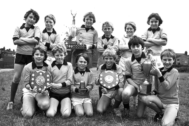 Ashton St Oswald's Primary School soccer champions in 1972