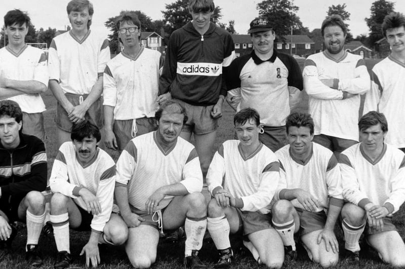 Sheepscar W.M.C who played in Division 3 of the Leeds Combination League. The team are pictured in February 1989.