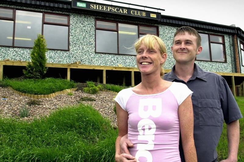 Sheepscar Club was refurbished in June 2003. Pictured are managers John and Christine Denton.