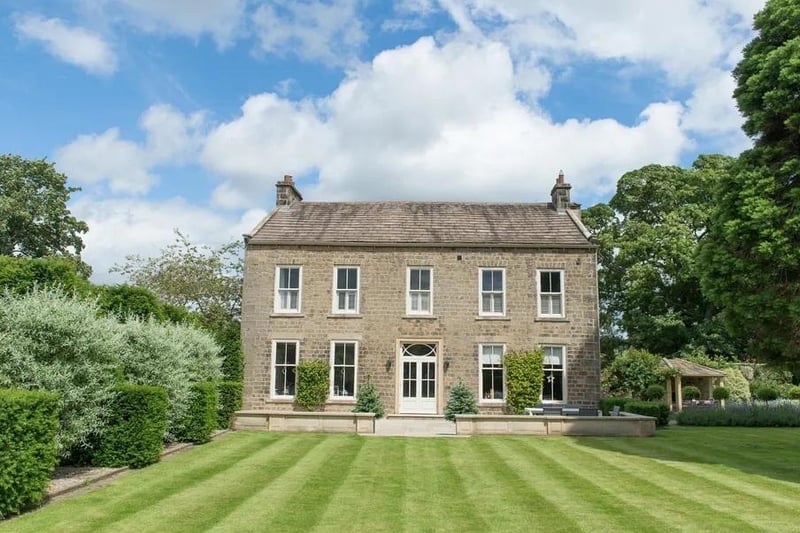 This restored property was built in the mid-eighteenth century and is Grade II listed. 

It retains its original features with a modern twist. 

The ground floor boasts a drawing room, dining room, kitchen/diner, study room, entrance hall, cinema room, living room, track room, stable, kitchen and garage. 

The house also has a cellar, an outbuilding with a WC, boiler, laundry room, workshop and tool store.

On the first and second floors there are six bedrooms, five bathrooms and a dressing room.