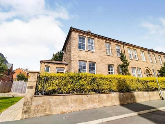 Take a look inside this listed conversion property on the market in Otley...