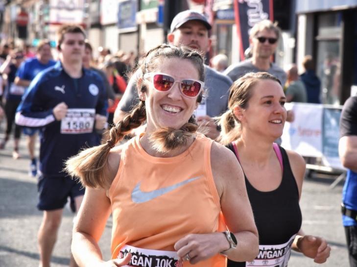 Runners taking part in the Wigan 10k
