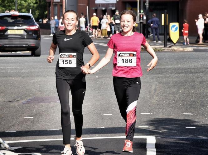 Runners taking part in the Wigan 10k