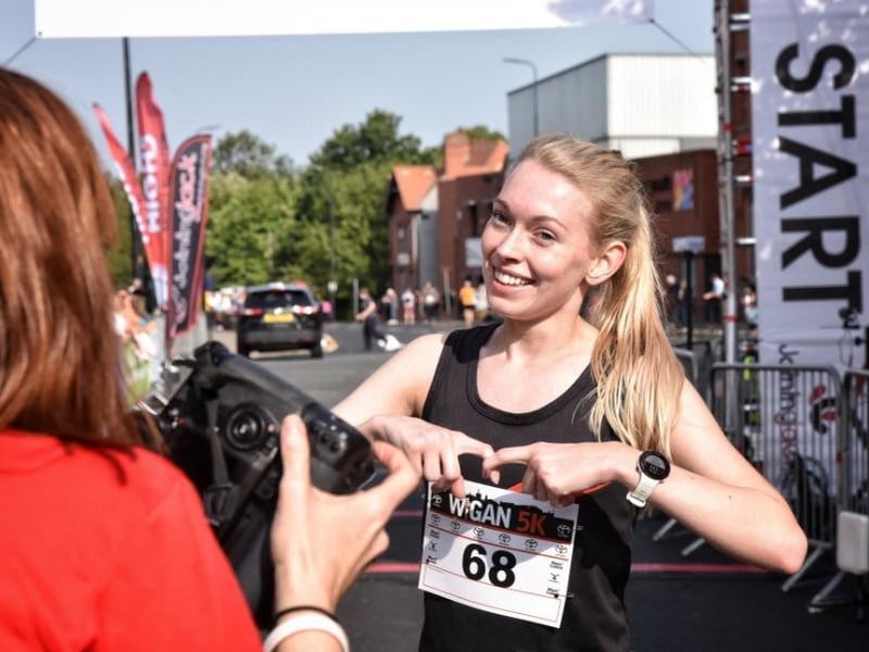 Fun in the sun at the Wigan 10k