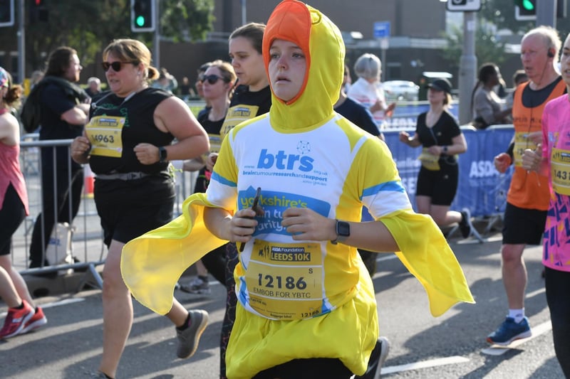 There were no shortage of runners in fun costumes this year
