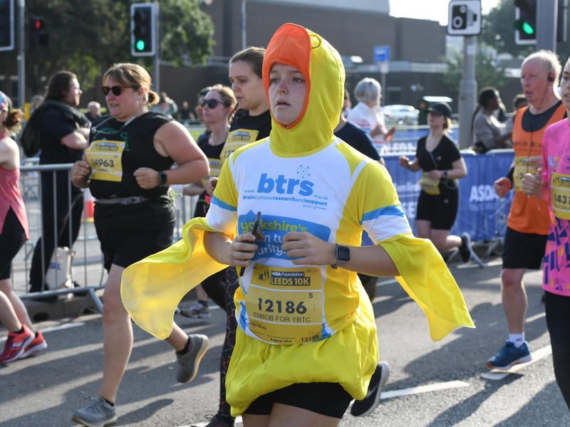 There were no shortage of runners in fun costumes this year