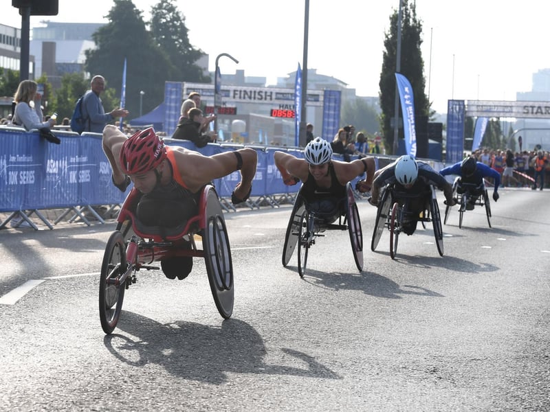 Wheelchair racers poised to start the race