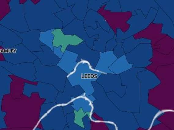 Here are the areas with the lowest infection rates in Leeds (Photo: Gov.uk)