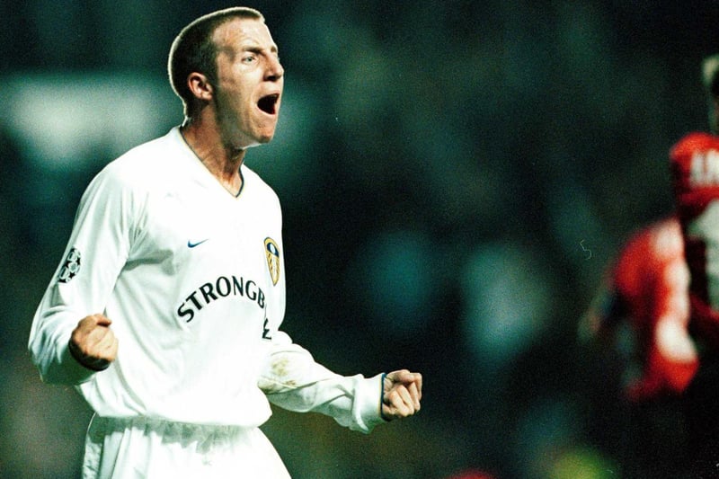 Lee Bowyer celebrates after opening the scoring.