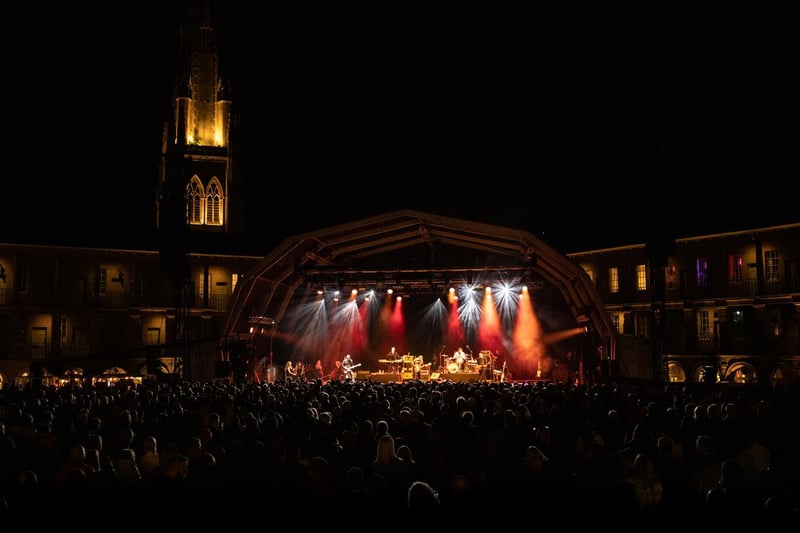 Richard Hawley live at the Piece Hall in Halifax (Pictures by Frank Ralph)