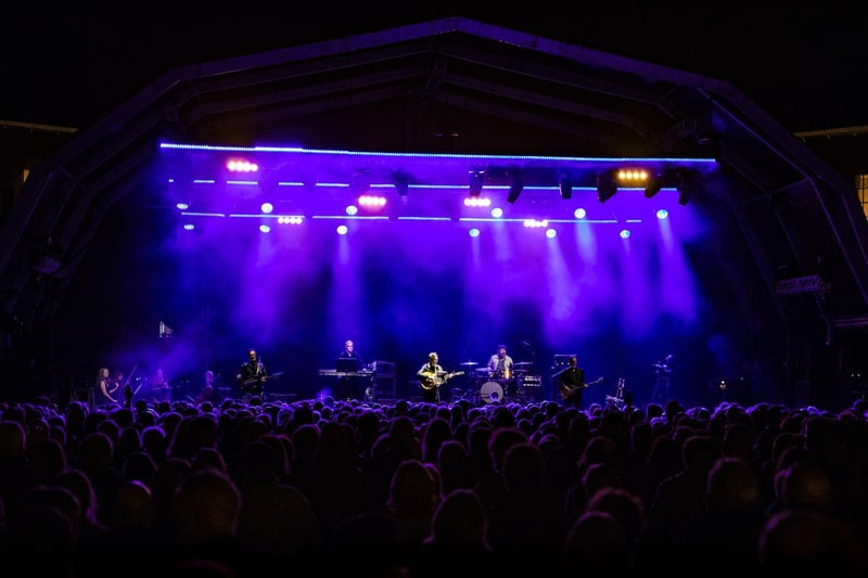 Richard Hawley live at the Piece Hall in Halifax (PIctures by Frank Ralph)
