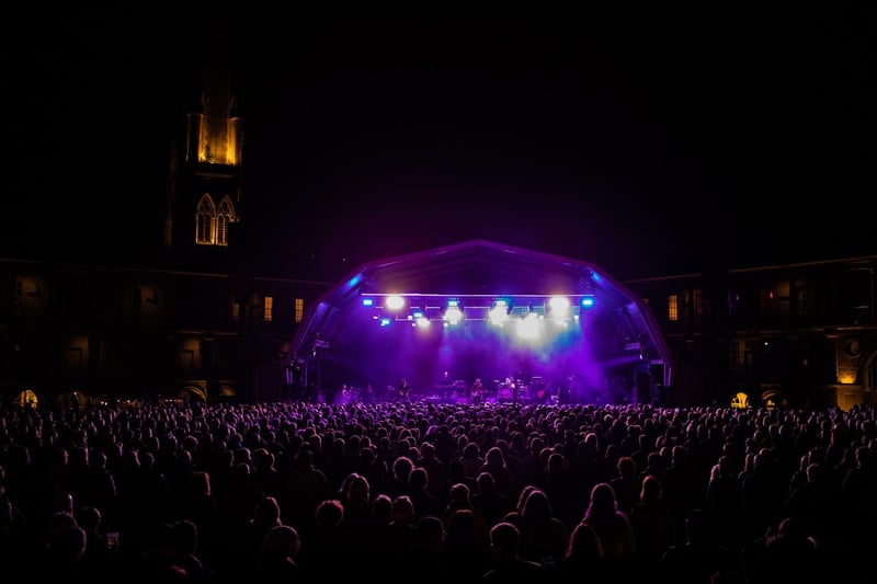 Richard Hawley live at the Piece Hall in Halifax (PIctures by Frank Ralph)