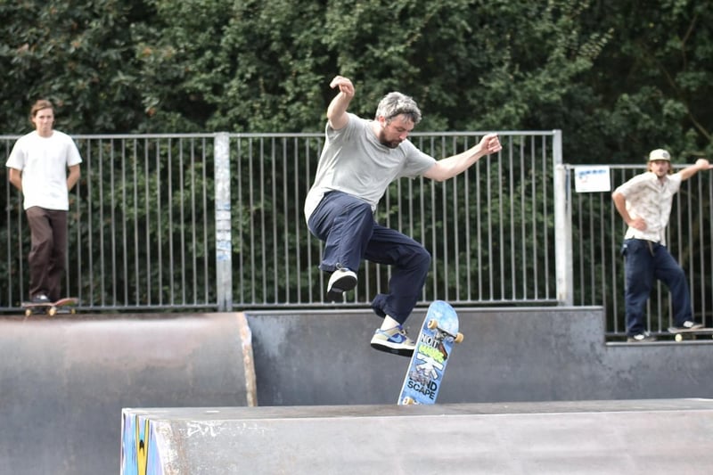 Skills on show at the skate park