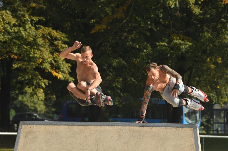 Joshua Holden and Piotr Grzenia from SkatePreston
