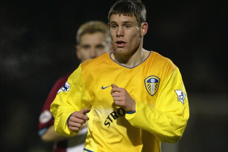 James Milner in action during the FA Cup third round clash against Scunthorpe United at Glanford Park in January 2003. Leeds won 2-0.