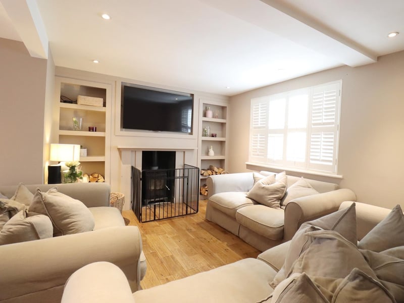 A comfortable and well lit reception room.