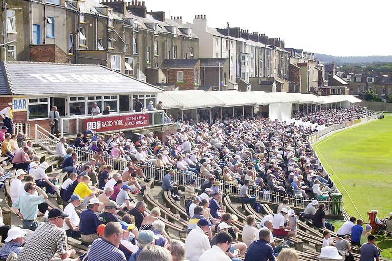 The fans lap up the action at Scarborough Cricket Festival