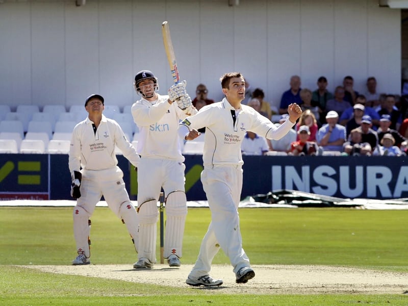 Action from a Scarborough Cricket Festival match