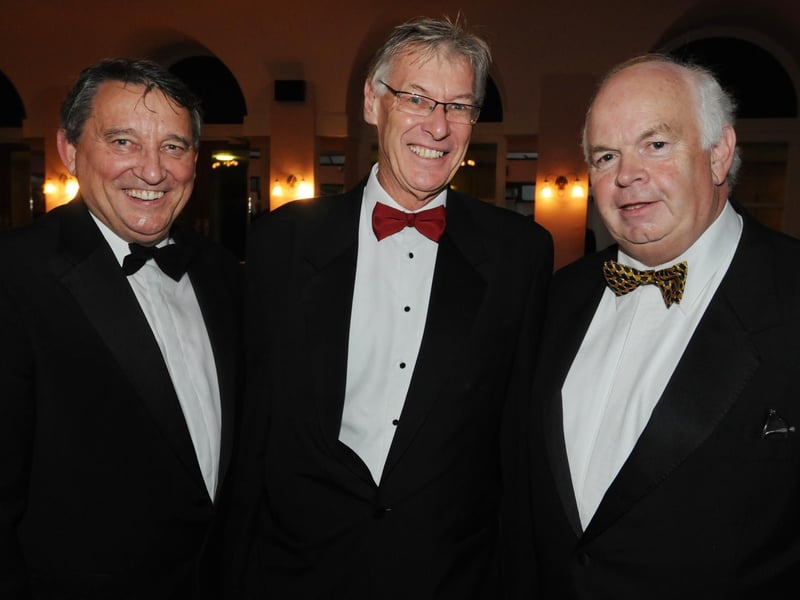 Guests line up at the Scarborough Cricket Festival dinner