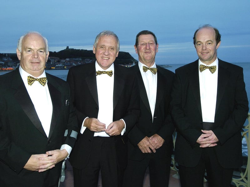 Guests line up at the Scarborough Cricket Festival dinner