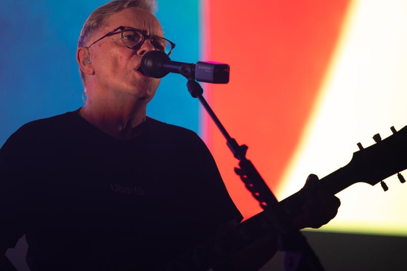 New Order perform at the Piece Hall in Halifax (Picture Frank Ralph)