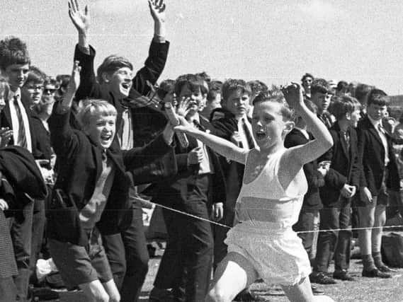 Up Holland Grammar School annual summer sports day in 1966