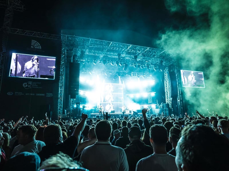 For an encore Courteeners wowed the crowd with a seldom heard acoustic set