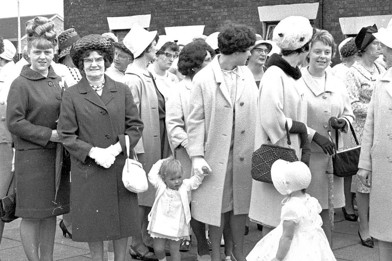 St Paul's Church in Goose Green holds its walking day in 1966
