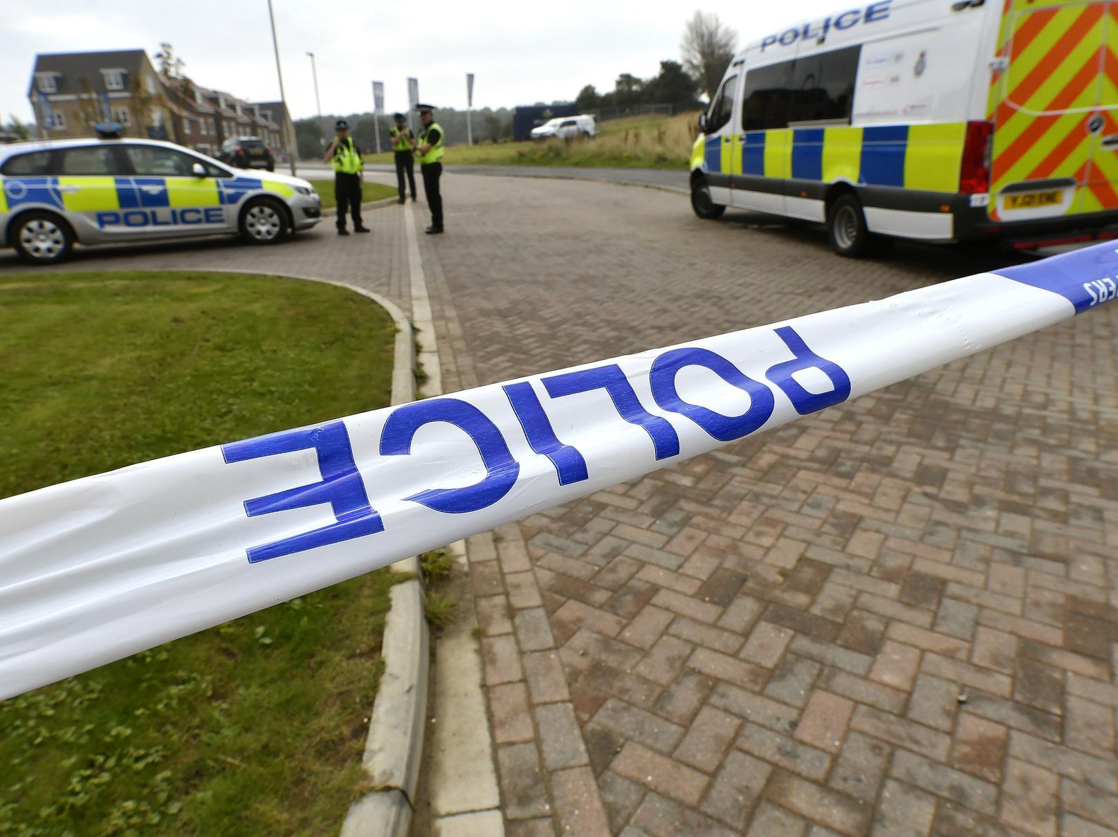 Police tape at the scene. (JPI Media/ Richard Ponter)