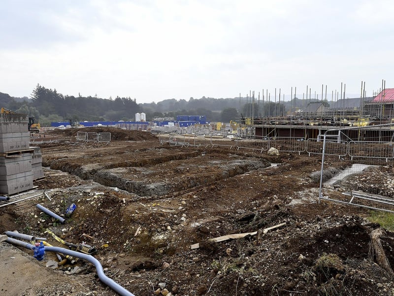 The construction site close to where the incident took place.