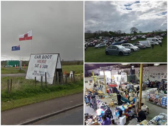 These are the indoor and outdoor car boot sales in September and October