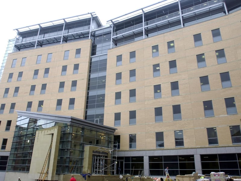 July 2002 and work was nearing completion on the new Nuffield Hospital.