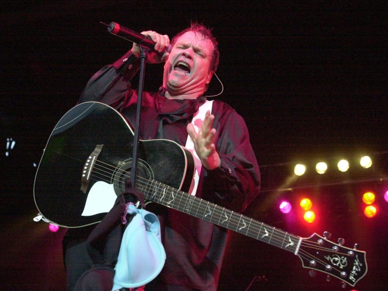 Meat Loaf performed to a packed Millennium Square in July 2002.