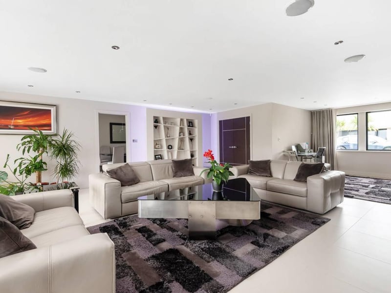 Following John and Gill's renovations, the property now measures more than 2300sqft of modern and versatile accommodation. The living room is a large and spacious space, with natural light flooding in through the extensive bi-folding doors enjoying magnificent views of the landscaped gardens.