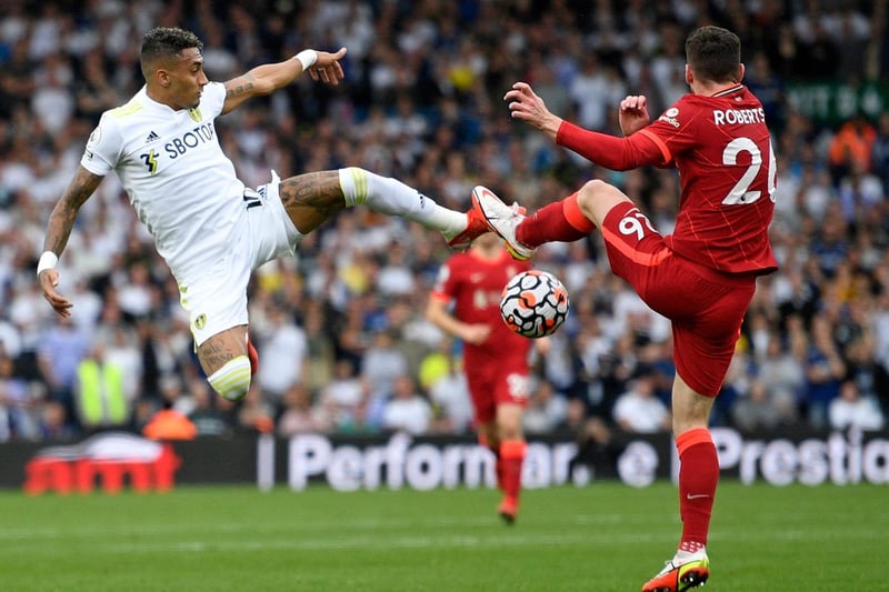 6 - Looked Leeds' best bet of something happening in the final third, especially on the break. Worked tirelessly.
Photo by OLI SCARFF/AFP via Getty Images.