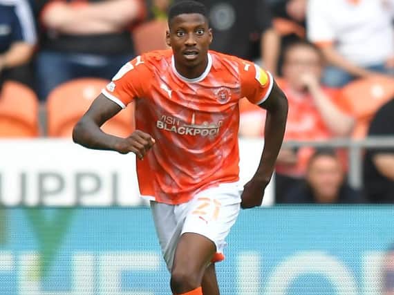 Marvin Ekpiteta was a colossus at the back for Blackpool