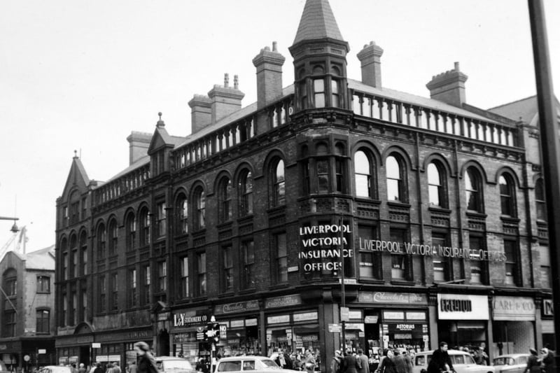 March 1959 and this property on The Headrow with the junction of  Albion Street had been bought by the Co-op.