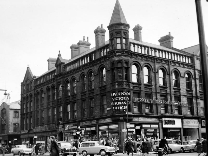 March 1959 and this property on The Headrow with the junction of  Albion Street had been bought by the Co-op.