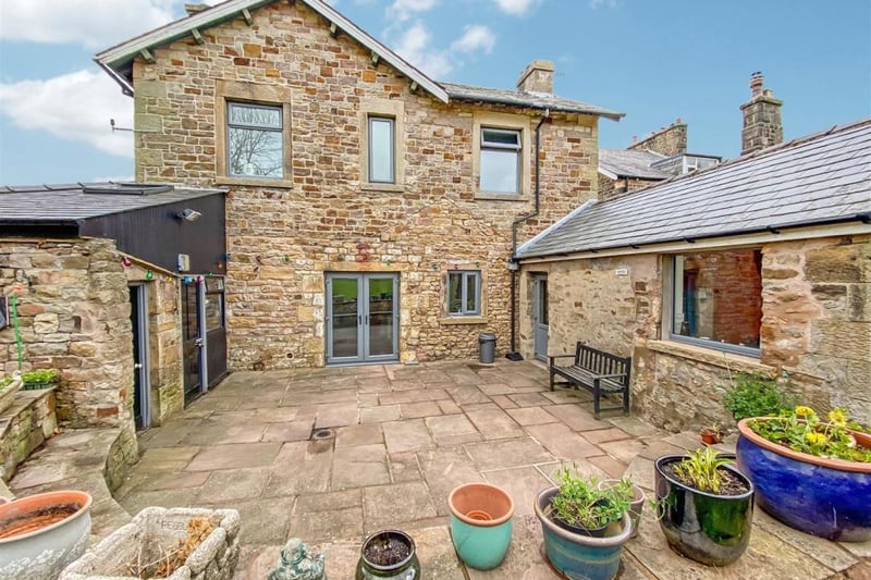 Stoney Mount, Derwent Road, Lancaster. The rear patio area at the property. Picture courtesy of J D Gallagher.